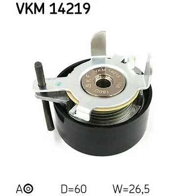 Bild av SKF VKM 14219 Poulie tendeur, courroie crantée FORD: FIESTA 6, B Max, Grand C Max