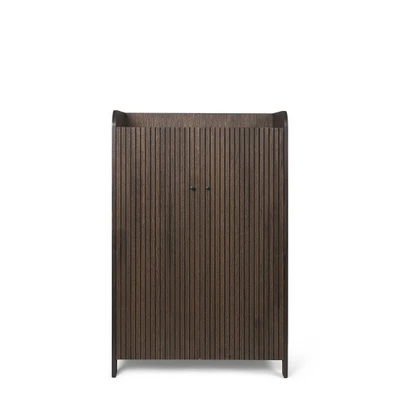 Bild av Ferm Living Sill Cupboard Skåp Low Dark Stained Oak W70 x H110 D40 cm
