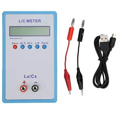 Bild av induktans kapacitans mätare handhållen L/C meter elektrisk ABS LCR multimeter multimeter, LC200A