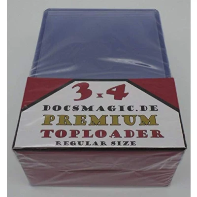 Bild av Docsmagic.de 25 Premium Toploader 3&quot; x 4&quot; Standard Size 70 96