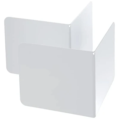 Bild av ALCO 4302 10 Bokstöd, Vit, 15 x 14 cm 2 stycken