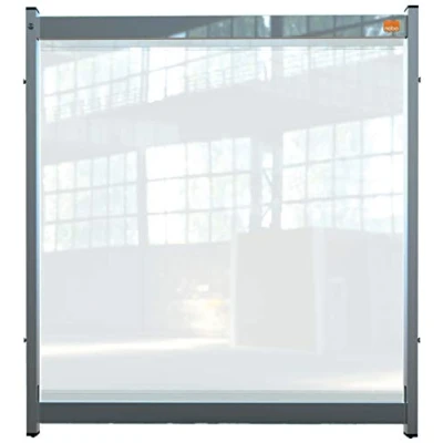 Bild av Nobo Premium Plus klar PVC modulärt skärmsystem för skrivbordet 750x850mm