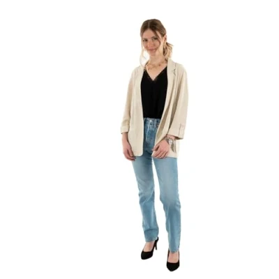Bild av ONLY Onlsiesta OPEN Blazer, Storlek: 40, Moonbeam