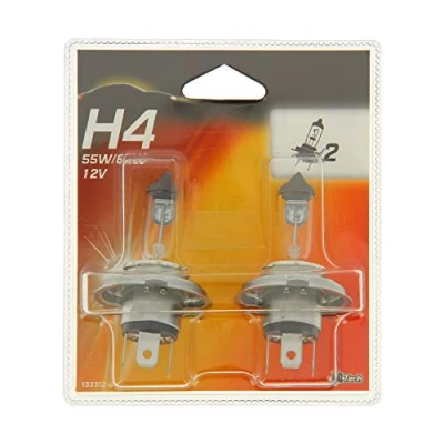 Bild av XL 132312 Glödlampa, fjärrstrålkastare H4 12V 60/55W P43t Halogen VOLKSWAGEN: Caddy 3, Polo V Hatchback, Transporter 5 Bus, SKODA: Yeti, Fabia 2