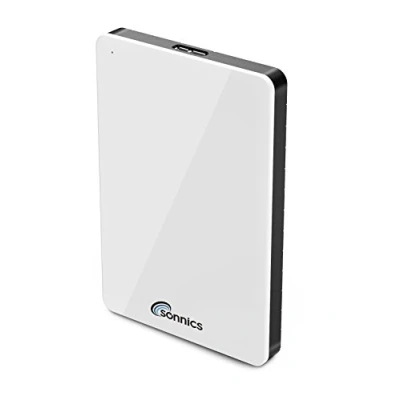 Bild av Sonnics 1TB USB 3.0 Externa Pocket Hårddisk för Windows PC, Mac, XBOX ONE and PS4, Vit