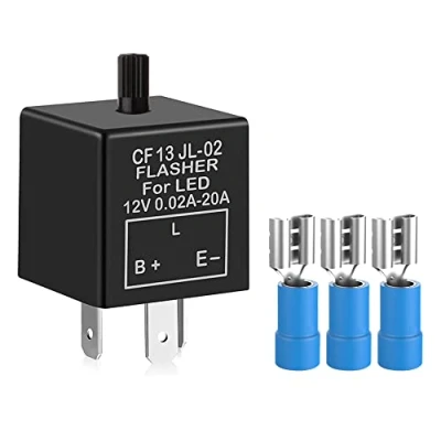 Bild av Gebildet 12 V 3 stift elektronisk LED blinkerrelä 0,1 W 150 c/m motorcykel blinker justerbar CF13