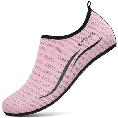 Bild av Sixspace badskor, vattenskor, strandskor, snabbtorkande simskor, ventilerande surfskor för män, kvinnor, storlek 3447, ROSA, 37 EU