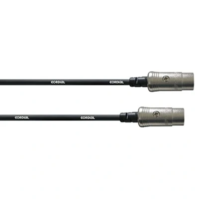 Bild av Cordial MIDI anslutningskabel [1x XLR kontakt 5 stift 1x ] 1,80 m Svart
