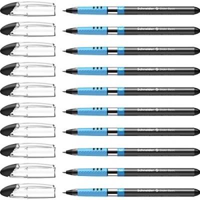 Bild av Schneider Slider M kulspetspenna svart [10 pack]