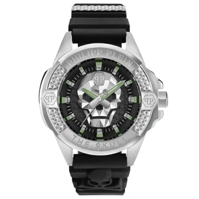 Bild av Philipp Plein herrklocka analog kvarts $Kull, Silver/svart Pwaa0121, Rem