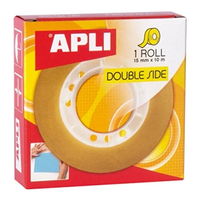 Bild av APLI 11505 Dubbelhäftande tejp 15 mm x 10 m