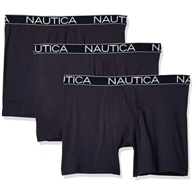 Bild av Nautica boxershorts för män (förpackning med 3), Skepparkavaj, XL