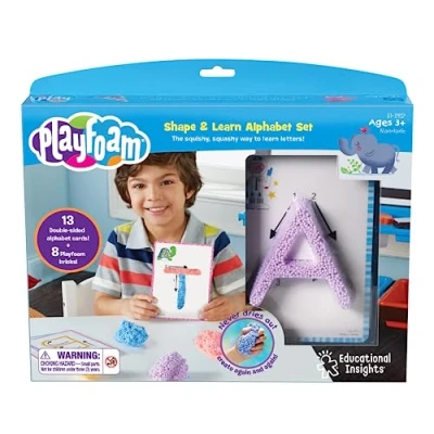 Bild av Learning Resources Educational Insights Playfoam Form och Lär dig Alfabetet Förskola Readiness Aktivitet 21 Stycken Set