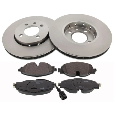 Bild av MAPCO 47838 Disques et plaquettes de freins Essieu avant ventilé préparé pour indicateur d&#039;usure, contact signal d&#039;usure inclus