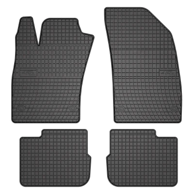 Bild av FROGUM 547051 Ensemble de tapis sol Caoutchouc avant et arrière 4 noir Sur mesure FIAT: Tipo Berline