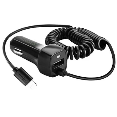 Bild av ZLONXUN billaddare med kabel kompatibel iPhone 14/13/12 Pro/11 Pro/XR/XS/SE/8/8 Plus/7/7 Plus/6 Plus/6S Plus,con Cable 1 M