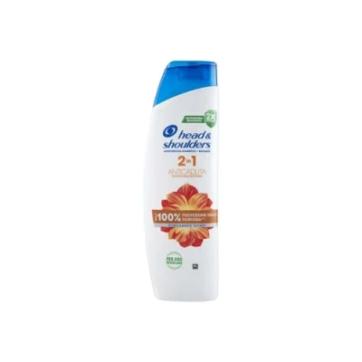 Bild av Head &amp; Shoulders 2 i 1 anti mjällschampo och balsam För henne 250 ml. Upp till 100% mjällskydd, kliniskt testat. alla hår hudtyper. daglig användning