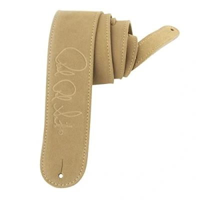 Bild av PRS PS ACC 3115 Paul Reed Smith mocka gitarrbälte med präglat tryck, brun/beige, BRUN, S