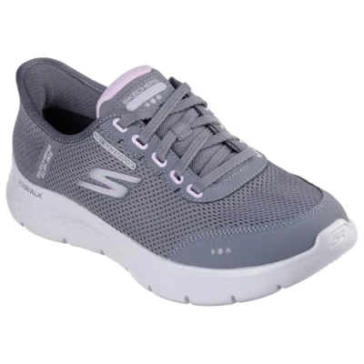 Bild av Skechers Dam Go Walk Flex Sneaker, Träkol, 38 EU