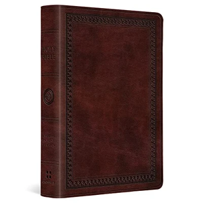 Bild av ESV Value Large Print Compact Bible: English Standard Version, Mahogany, Trutone, Border, Bible