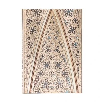 Bild av Vault of the Milan Cathedral (Duomo di Milano) Midi 12 month Verso Hardback Dayplanner 2025 (Wrap Closure)