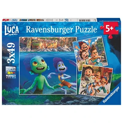 Bild av Ravensburger, Luca, 3 x 49 stycken, pussel för barn, rekommenderad ålder 5+, flerfärgad, 05571 5