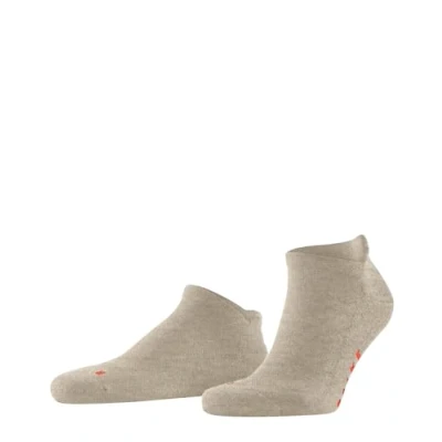 Bild av FALKE Unisex sneakerstrumpor Keep Warm U SN ull kort enfärgad 1 par, Beige (beige melange 4043), 44 45, 45 EU