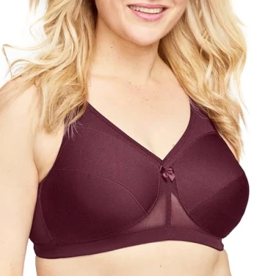 Bild av Glamorise Dam Full Coverage BH, vin, 85P