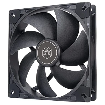 Bild av Silverstone SST VS140B, 140 mm PWM fläkt, 01 600 RPM svart