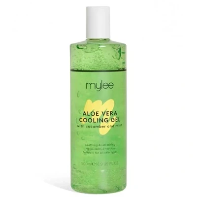 Bild av Mylee ren aloe vera lugnande gel efter vård vaxning hårborttagning depilation vax hudbehandling solen 500 ml