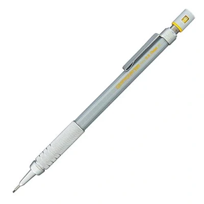 Bild av Pentel Graphgear 500 mekanisk blyertspenna, 0,9 mm bly, klass HB, 1 x grafikpenna, silver