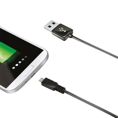 Bild av Celly Data Cable 0517501 Câble de recharge USB noir