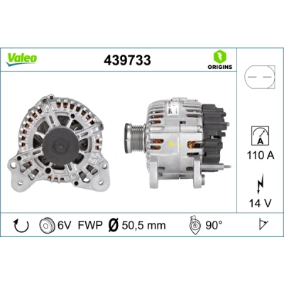 Bild av Generator VALEO 439733