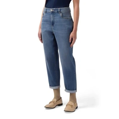 Bild av Oltre: Vår sommar 25 boyslim jeans med juvelknapp, Ljus blå, 40