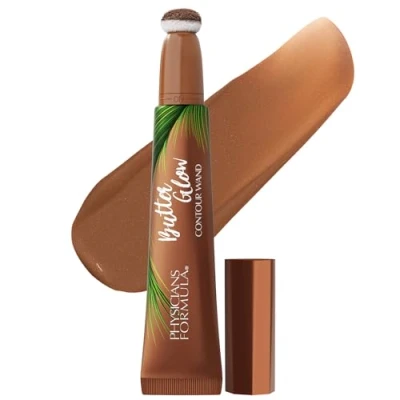 Bild av Physicians Formula Butter Glow Contour Wand, Flytande Bronzer för Omedelbar Definition, Näringsgivande och Krämig, Enkel Applicering, Medium Deep