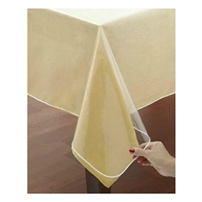 Bild av VITA PERFETTA PVC transparent skyddande bordsduk, fin (180 x 180 cm)