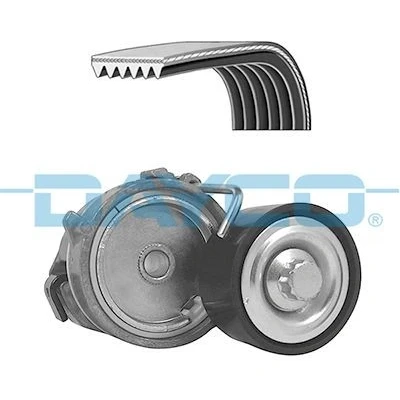 Bild av DAYCO KPV295 Jeu de courroies trapézoïdales à nervures PEUGEOT: 308 II 3/5 portes, 3008 I, 5008 CITROËN: C4 5 C3 II, Picasso 2