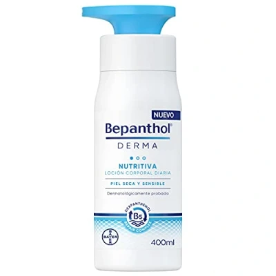 Bild av Bepanthol Närande Derma Kroppslotion, omedelbar och hållbar återfuktning för torr känslig hud, daglig användning, 400 ml