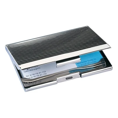 Bild av Sigel VZ130, Krom, Sort, 20 kort, 91 x 56 mm, 95 7 mm