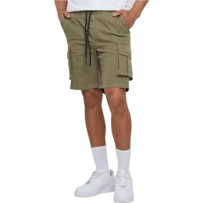 Bild av Urban Classics herr dragsko cargoshorts, korta herrcargobyxor, finns i många olika färger, storlekar S till 5XL, OLIV, M
