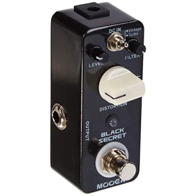 Bild av Mooer Black Secret Distorsion Turbo &amp; Vintage Gitarrpedal
