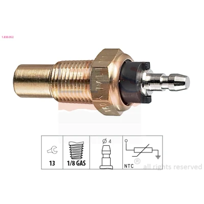 Bild av EPS 1.830.052 Sonde De Température Liquide Refroidissement Made in Italy OE Equivalent HONDA: Civic 6 Hatchback, V 3/5 portes, CRX 3