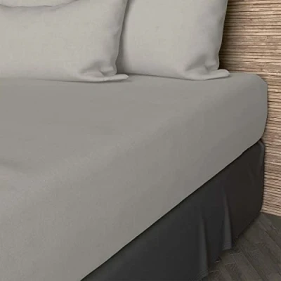 Bild av Drap housse SOLEIL D&#039;OCRE 160x200 cm 57 fils coton lin