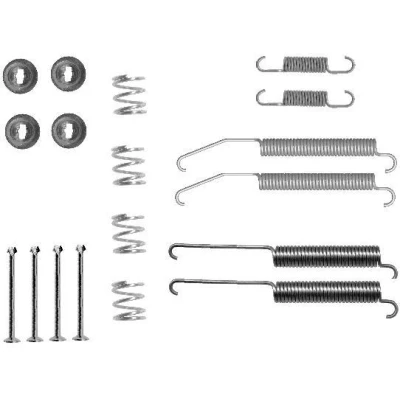 Bild av TEXTAR 97031400 Kit d&#039;accessoires, mâchoire de frein MITSUBISHI: L200 III Pick up, / Triton IV up