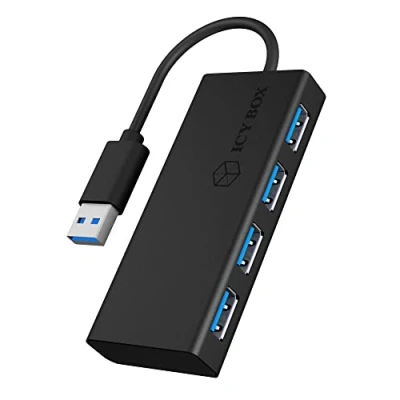 Bild av RaidSonic ICY BOX IB AC6104 B USB Hub 4 porte Svart