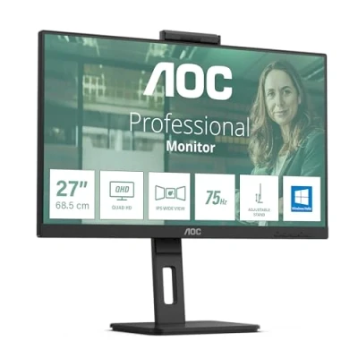 Bild av 27&quot; AOC Pro line Q27P3CW 2560x1440 IPS 65W USB C RJ45