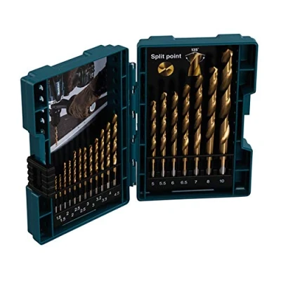 Bild av Makita D 67527 19 delar HSS tenn metall bit set