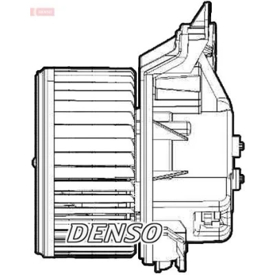 Bild av DENSO DEA09209 Pulseur d&#039;Air pour véhicules avec direction à gauche FIAT: Qubo, Doblo II Van / Break, Fiorino III Break