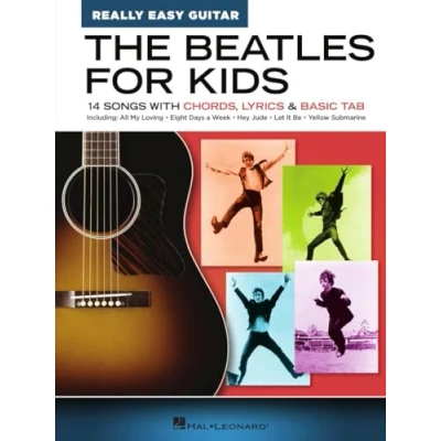 Bild av The Beatles for Kids Really Easy Guitar Series: 14 Songs with Chords, Lyrics &amp; Basic Tab