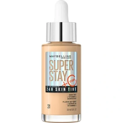 Bild av Maybelline New York, C vitamin berikad sminkbas, upp till 24 timmar, lysande finish, superstay hudfärg, ton 31